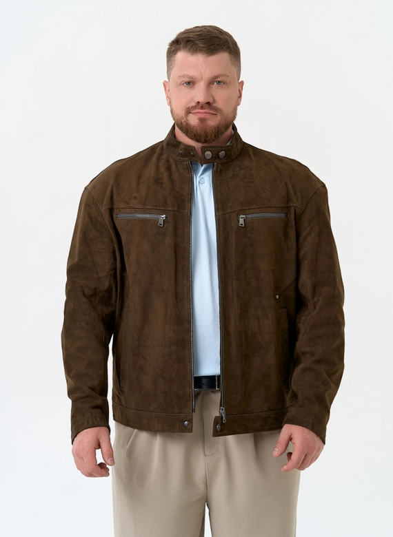 Мужская куртка из натуральной замши