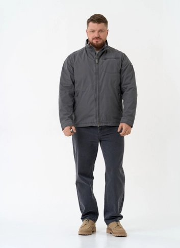Мужская куртка ветровка с воротником стойкой фото