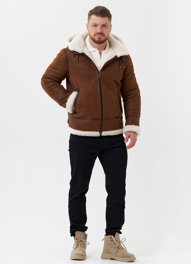 Мужская дубленка модель № 29053 в кредит