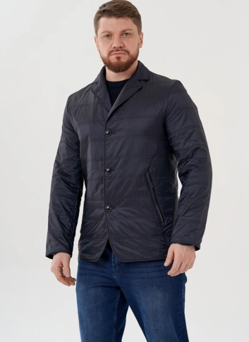 Мужская куртка синего цвета 