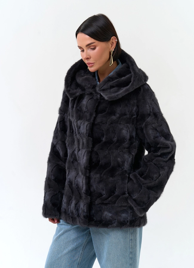 Шуба из меха норки модель № 34048 универмаг малина фото