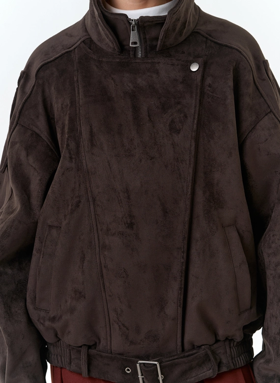 Женская куртка из эко замши