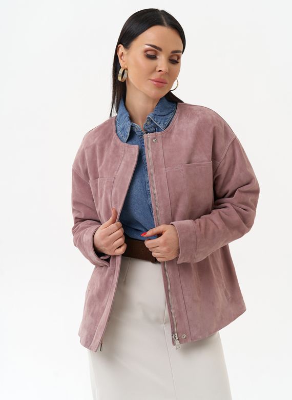 Куртка из натуральной замши 