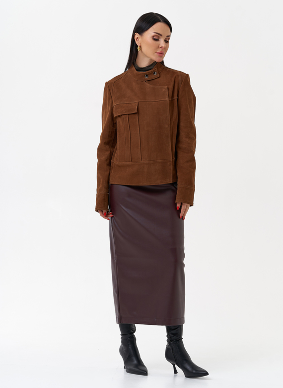 Замшевая куртка - футляр