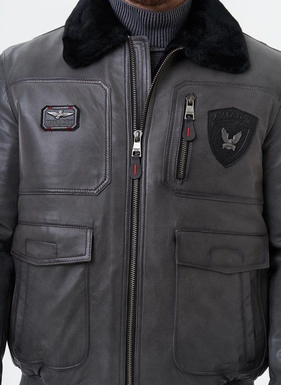 Мужская дубленка 