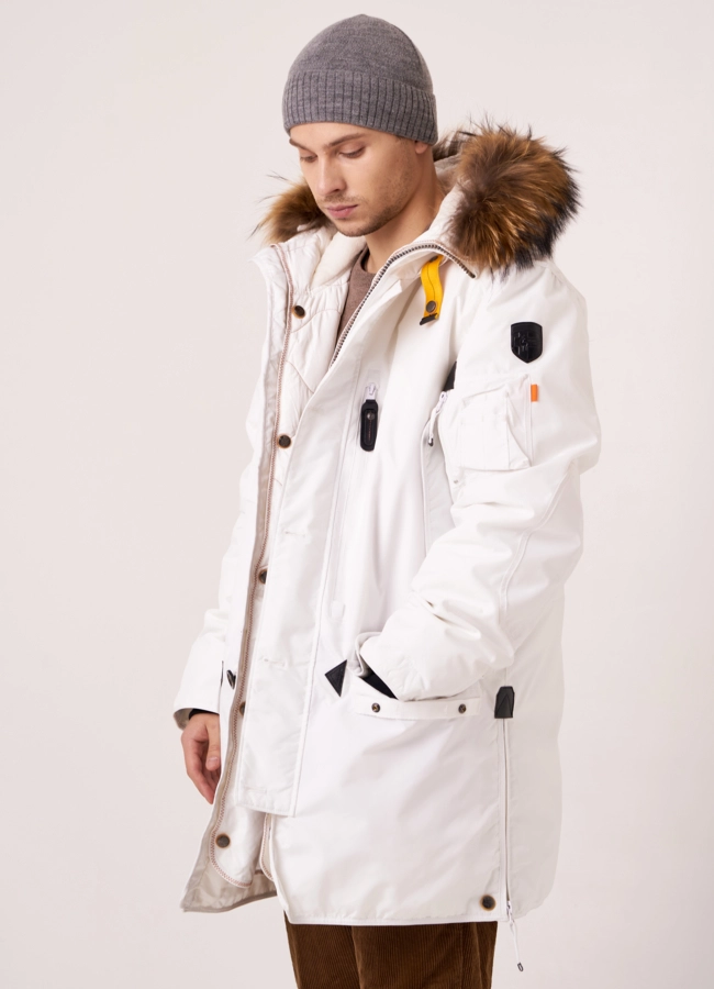 фото Шапка мужская серого цвета модель № 2903